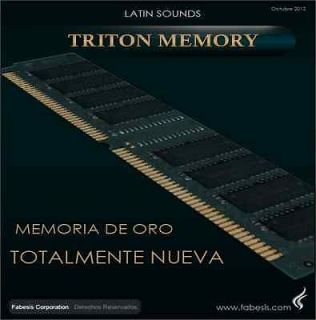 NUEVA MEMORIA DE ORO KORG TRITON MEMORY 64MB, TR, LE, STUDIO,EXTREME 