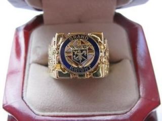 NEW Mens Knights of Columbus Grand Knight Crest Ring