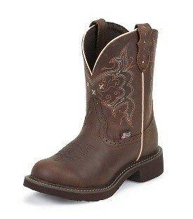 NEW L9995 JUSTIN LADIES CAFE BROWN APACHE GYPSY BOOT