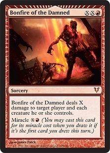 1x] Bonfire of the Damned [x1] Avacyn Restored MTG Magic NM