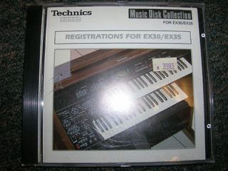 Technics Organ Software   Registrations for EX30/EX35