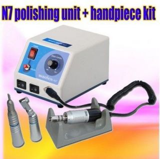   N7 Micromotor polisher Unit 35k RPM Handpiece Kit Dental Lab equipment