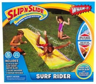   Surf Rider Water Slip N Slide Racer 16 Ft.Toy Kids Lawn Fun Game