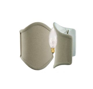 NEW HALF SHADE WALL SCONCE LAMP LIGHT BEIGE, SOFT LINING LAMPSHADES 