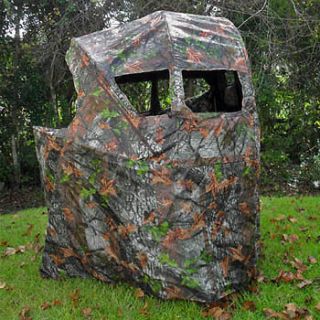 TWO MAN SHOOTING DOUBLE HUNTING CHAIR BLIND camo deer hunt turkey 2 