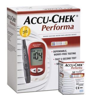   Performa Blood Glucose Monitor+10 Test Strips+Softclix Lancing Device