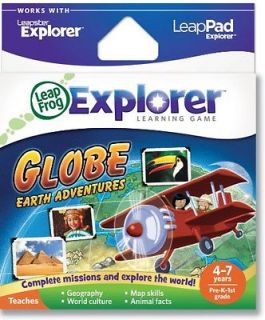 Leapfrog Leapster/LeapP​ad Explorer Globe Earth Explorer Game
