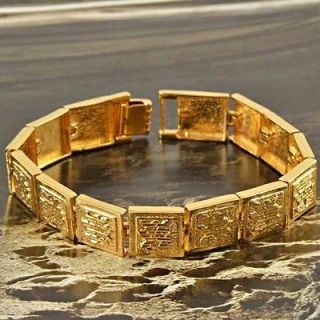 MASSIVE 9K Real Gold Filled Unisex Watch Bracelet,Z 139