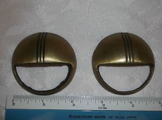 Art Deco Waterfall Dresser Vanity pulls handles knobs two (2) Brass 