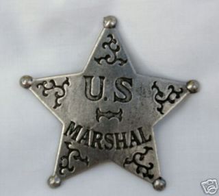 MARSHAL (5 Point) STAR  OLD WEST BADGE OBSELETE 26
