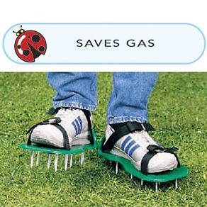 LAWN AERATOR SANDALS aerate while walking in yard ~NEW~ ***FREE 