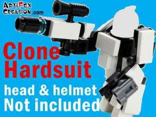 Lego Clone trooper HardSuit Blaster battle armor Star Wars No minifig 