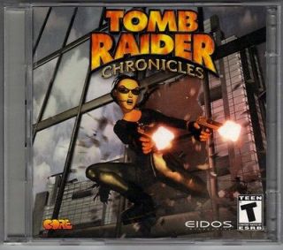 Lara Croft TOMB RAIDER CHRONICLES PC Game With Strategy Guide (2000)