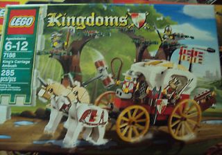 lego  7188  kingdoms kings carriage ambushfactory sealed,with 