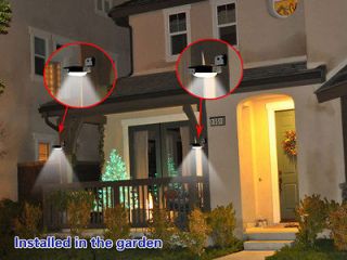 16 LED Solar Powered Motion Sensor Detector Outdoor Wall Light Home 