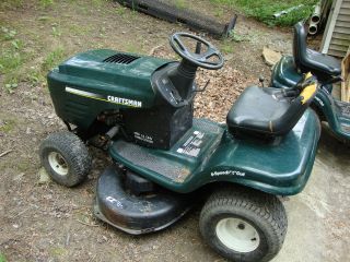 craftsman riding mower for parts    not complete we are parting it out