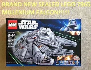 LEGO 7965 STAR WARS MILLENIUM FALCON NEW FACTORY SEALED 1238 PIECES