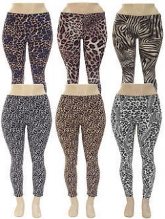 leopard print leggings in Leggings