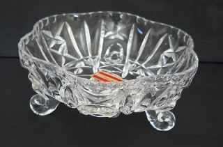 ECHT BLEIKRISTALL LEAD CRYSTAL FOOTED CANDY DISH