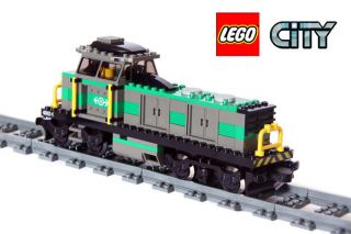 Lego City CargoTtrain Locomotive With 9v Motor And LightsFrom 4512