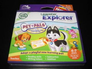 PET PALS Leap Frog LEAPSTER & LeapPAD EXPLORER NEW Sealed Free 