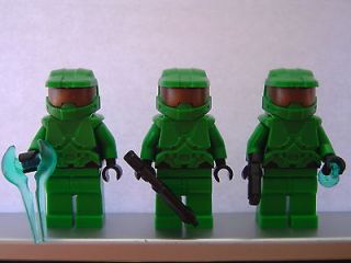Lego HALO Trio Green SPARTAN MASTER CHIEF Minifigs NEW