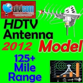   RANGE DTV Digital AMPLIFIED VHF UHF OUTDOOR HDTV HD ROTOR TV ANTENNA