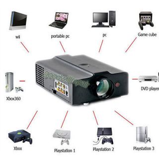 HD 1080P Projector Cheap LED Projector Support PS3 DVD WII XBOX 