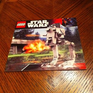 LEGO Star Wars 7657 Imperial AT ST Instruction Manual Booklet Book