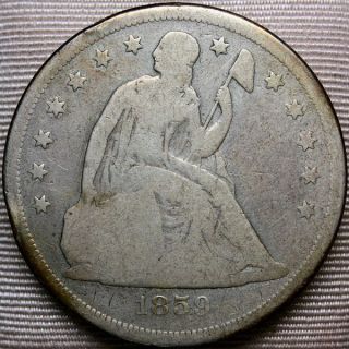 1859 O Seated Liberty Silver Dollar * No Problem Coin
