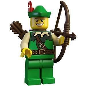 LEGO Series 1 THE FORESTMAN Minifigure #14 8683 SEALED ~Archer Robin 