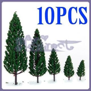 10 Model FOREST Tree Train railway War game Scenery Layout O Scale 1 