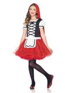   Little Lil Red Riding Hood Outfit Girls Childrens Halloween Costume