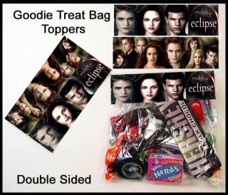 10 TWILIGHT ECLIPSE CANDY PARTY FAVOR Bag WRAPPERS