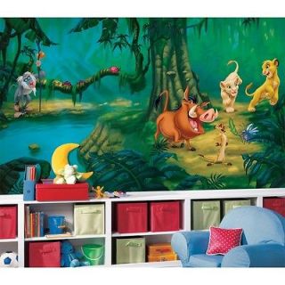 New XL LION KING WALL MURAL Disney Wallpaper Decor Lions Bedroom 