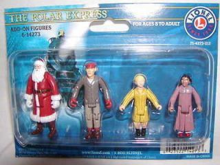 Lionel 6 14273 Polar Express Figure Pack Add on MIB New 4 Figures O 27 