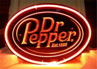 SB136 Dr Pepper Soda Drink Display Neon Light Sign