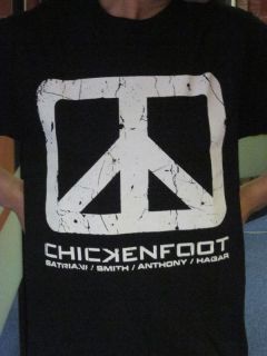 CHICKENFOOT (Medium Black T shirt)The World 2009 JerZees  ​ New