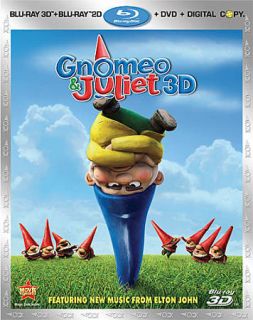 Gnomeo & Juliet (Blu ray/DVD, 2011, 3 Disc Set, Includes Digital Copy 