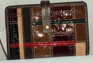FOSSIL BENTLEY MULTIFUNCTION BRIGHT WALLET NWT