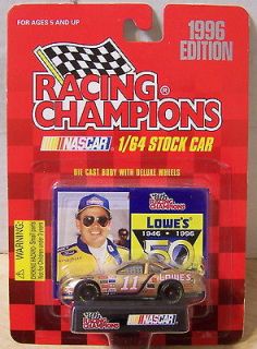   Racing Champions 1990s Stock Cars #11 Ford Thunderbird go​ld/lowes