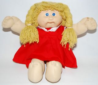 1985 Cabbage Patch Kids CPK Blonde Female MOLD #4 Paci Face