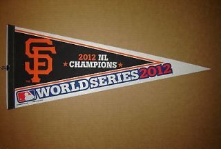 2012 San Francisco Giants Baseball NL Champions MLB Pennant