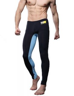   Mens Low Rise Sexy Thermal Underwear Pants Long John Navy 2178 Large L