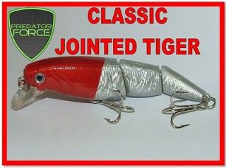   FORCE CLASSIC JOINTED TIGER HERRING LURE PLUG 110mm 16g PIKE BASS PLUG