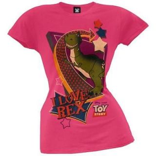 Toy Story   I Love Rex Juniors T Shirt