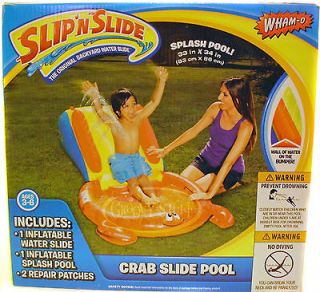   Slip N Slide Crab Pool Splash Kiddie Inflatable Water Toy & Spray NEW