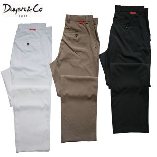 Dwyers & Co 2012 Mens Tech Flat Front Chino Golf Trousers