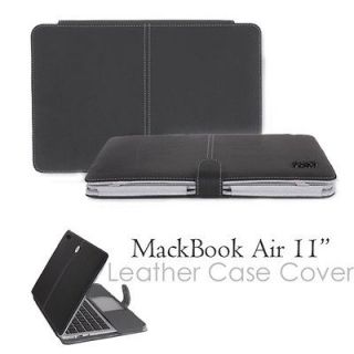 New Black OEM Leather Case Cover for Apple MacBook Air 11inch Screen 