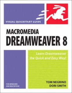 Macromedia Dreamweaver 8 for Windows & Macintosh, Tom Negrino, Dori 